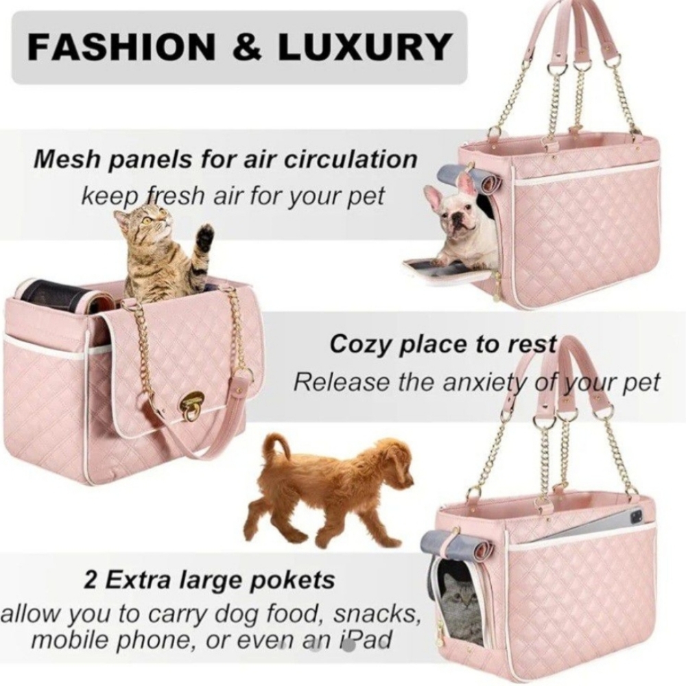 Fashion Dog Purse size S pink - Picture 6 of 7
